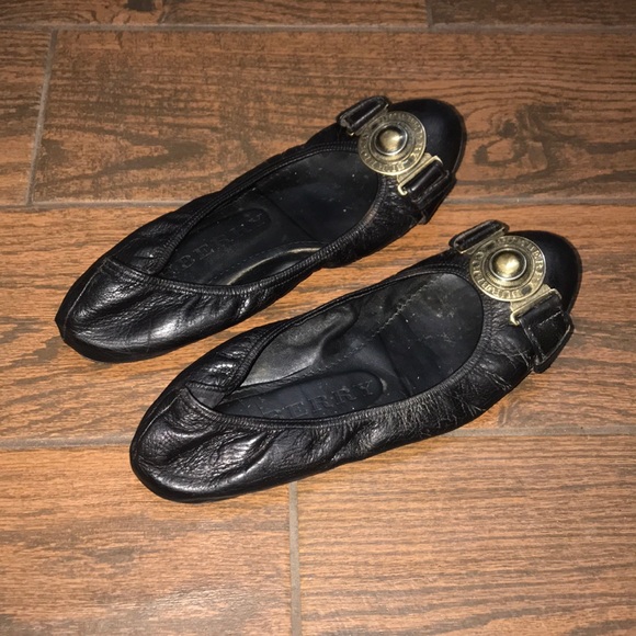 Cute Burberry leather ballet flats - Picture 3 of 14